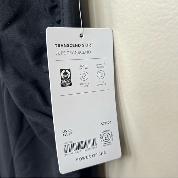 Athleta NWT Transcend High Rise Stretch Pencil Skirt Black Size XS - Picture 7 of 15